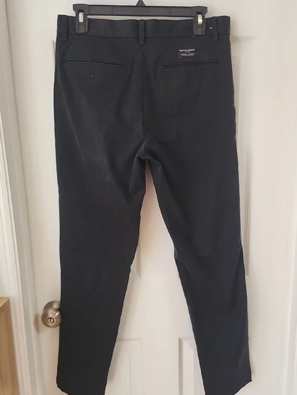 Banana Republic Black Straight Chinos